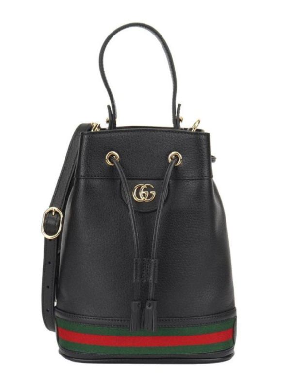 Gucci Ophidia Small Bucket Bag Black