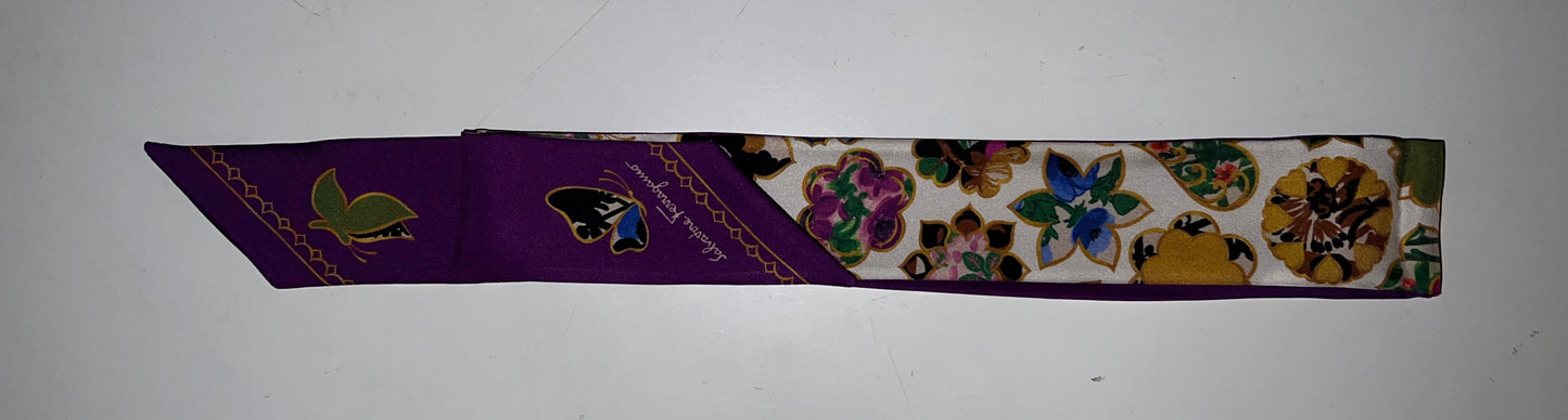 Salvatore Ferragamo Silk Twilly Scarf