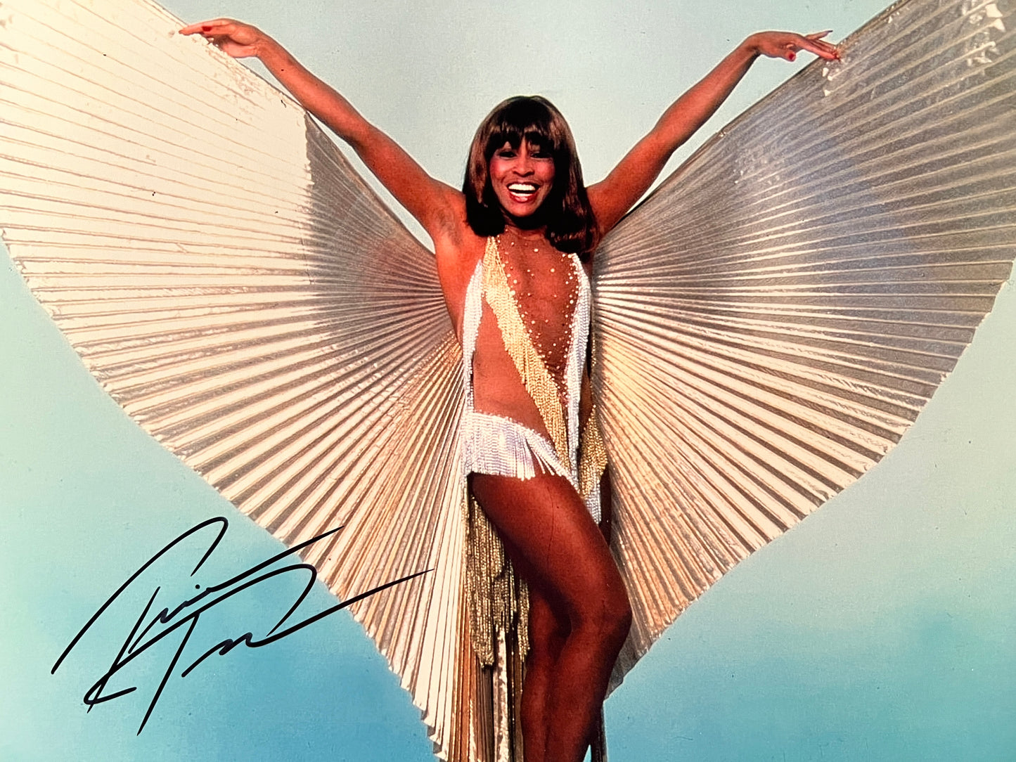 Tina Turner signed photo. 8x10 inches