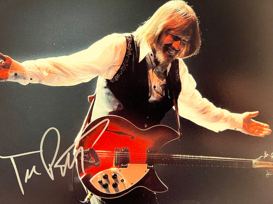 Tom Petty signed photo. 8x10 inches