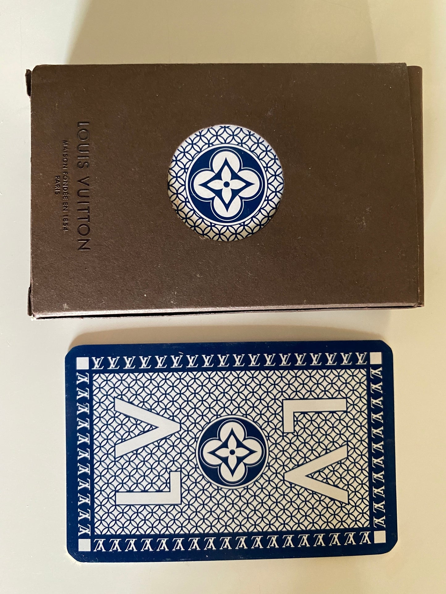 Vintage Louis Vuitton Jeu De Cartes playing cards