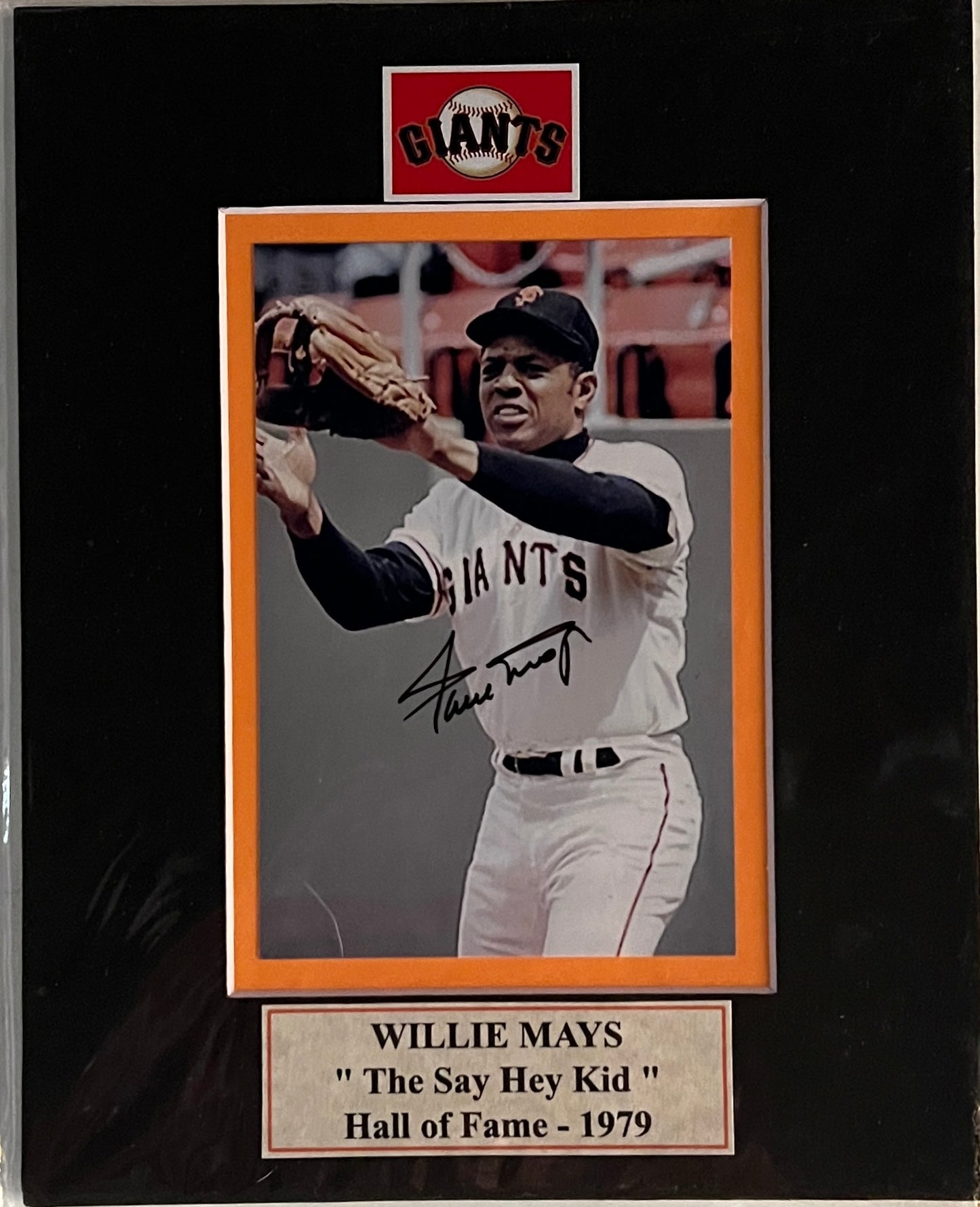 SF Giants Willie Mays signed photo